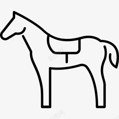 马术运动动物马图标图标