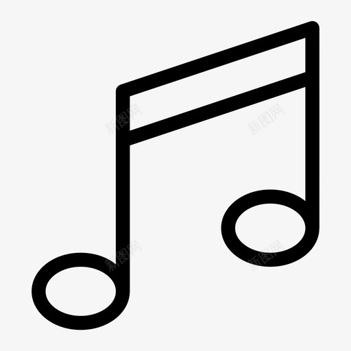 音符和弦歌曲图标svg_新图网 https://ixintu.com 和弦 歌曲 调子 音符 音调