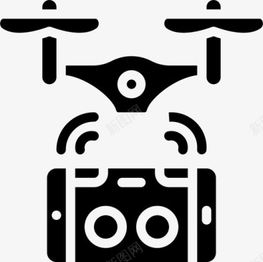 无人机无人机技术6填充图标图标