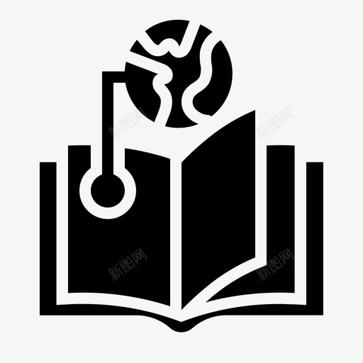 全球在线学习系统图标svg_新图网 https://ixintu.com 全球 在线 学习系统