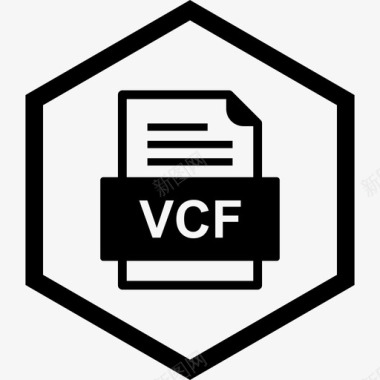vcf文件文件文件类型格式图标图标