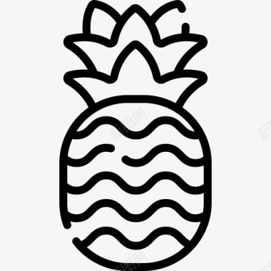 菠萝暑假36直系图标图标