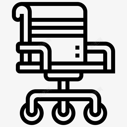 椅子家具办公室图标svg_新图网 https://ixintu.com 办公室 商务必需品1 家具 工作场所 座椅 椅子