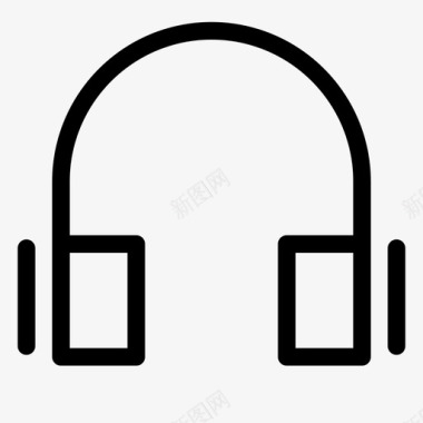 耳机市场用户界面图标图标