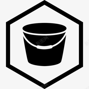 桶罐水图标图标