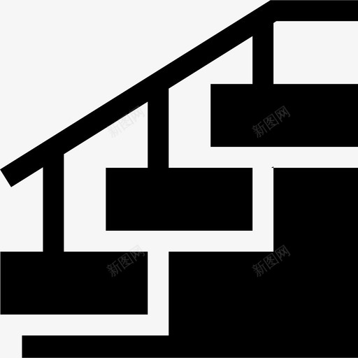 楼梯家和生活18满了图标svg_新图网 https://ixintu.com 楼梯 满了 生活
