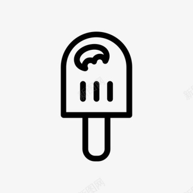 冰淇淋冰激凌冰棍图标图标