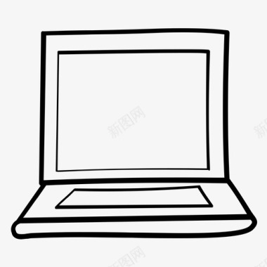 笔记本电脑电子设备笔记本电脑接口图标图标