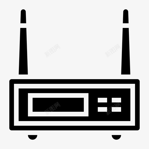 无线电子5填充图标svg_新图网 https://ixintu.com 填充 无线 电子5