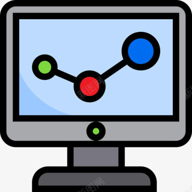 数据数据和网络管理4线性颜色图标图标