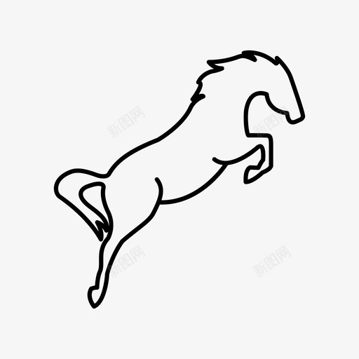 42 jumping horse outsvg_新图网 https://ixintu.com 42 jumping horse out