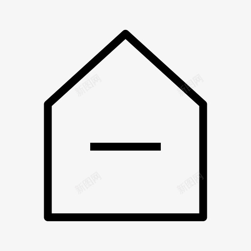 家房子搬走图标svg_新图网 https://ixintu.com 你的 家 房子 搬走
