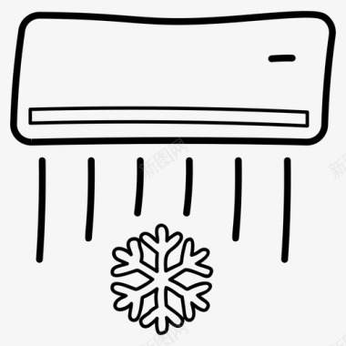 空调冷冻机家用电器图标图标