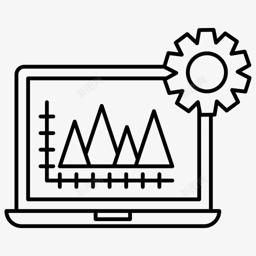 系统配置计算机设置网络配置图标svg_新图网 https://ixintu.com 信息图形元素集 系统设置 系统配置 线向量图标 网站设置 网络配置 计算机设置