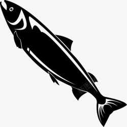 大西洋鲑鱼鲑鱼大西洋鲑鱼烹饪图标高清图片