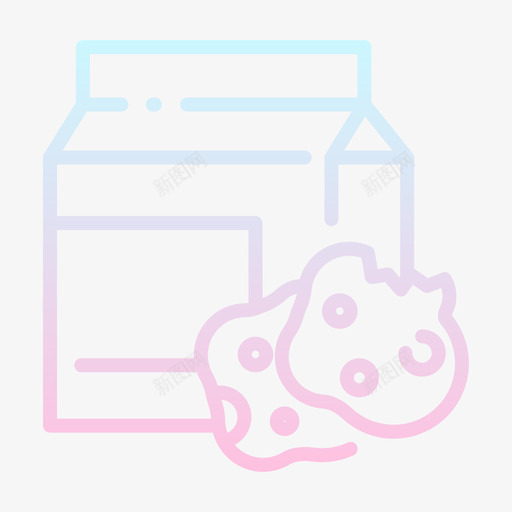 饼干和牛奶婴儿淋浴28梯度图标svg_新图网 https://ixintu.com 婴儿 梯度 淋浴 牛奶 饼干