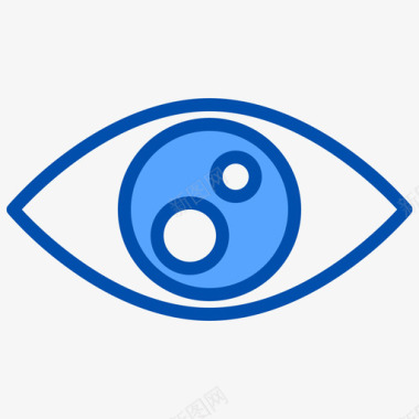 眼睛其他元素6蓝色图标图标