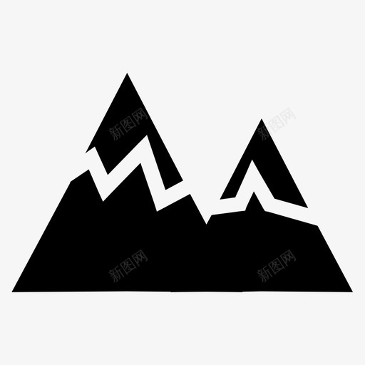 高山探险攀爬图标svg_新图网 https://ixintu.com 夏天 探险 攀爬 攀爬人物 高山
