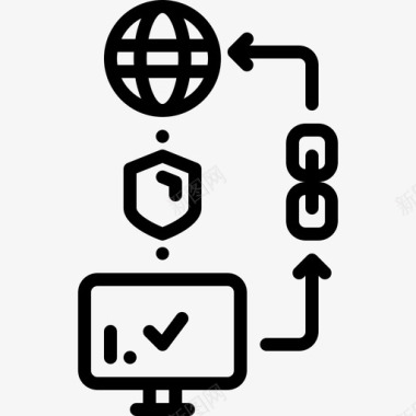 网站链接检查计算机图标图标