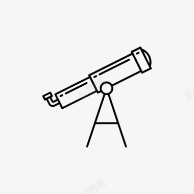 望远镜镜头放大镜图标图标