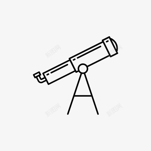 望远镜镜头放大镜图标svg_新图网 https://ixintu.com 太空 放大镜 望远镜 镜头 间谍
