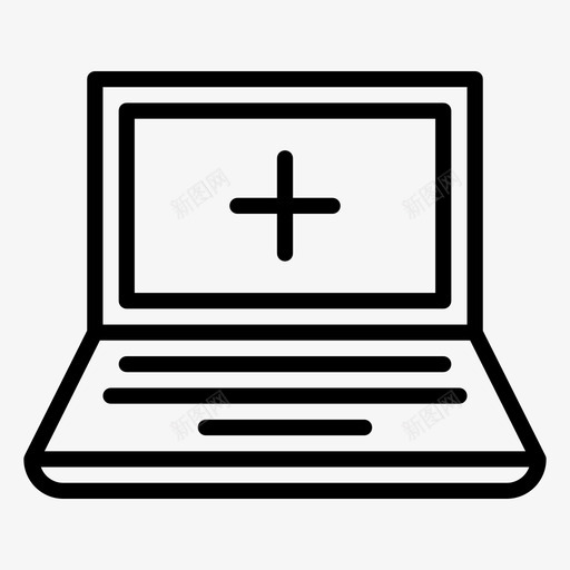 更多笔记本电脑添加设备图标svg_新图网 https://ixintu.com 技术 更多笔记本电脑 添加 现代技术 设备