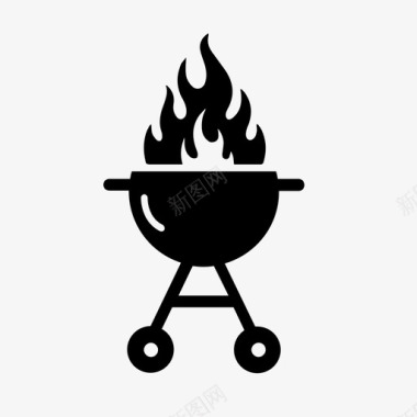 烧烤烹饪牛排图标图标