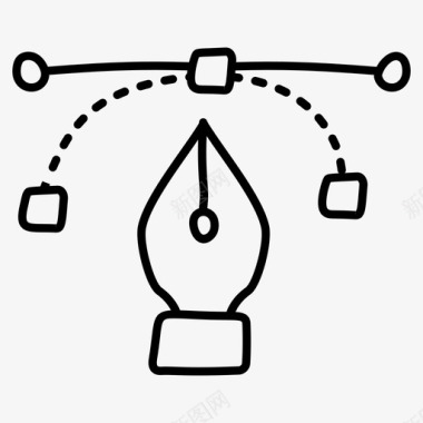 创意电脑图形学工具图标图标