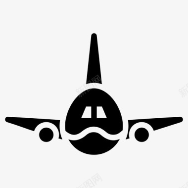 航空运输飞机空中客车图标图标