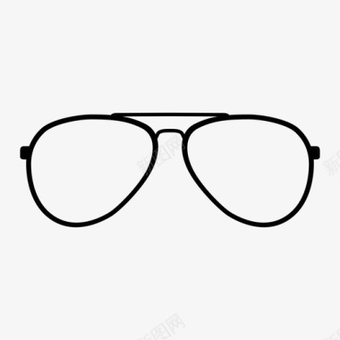 飞行员眼镜眼镜墨镜图标图标