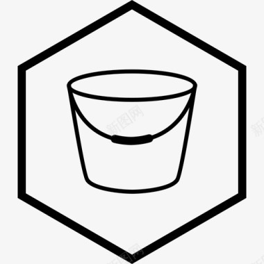 桶罐水图标图标