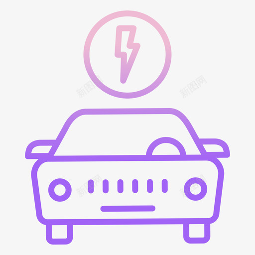 电动汽车能量51外形坡度图标svg_新图网 https://ixintu.com 坡度 外形 电动汽车 能量