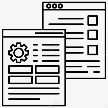 描述性网络报告数据分析描述性统计图标图标