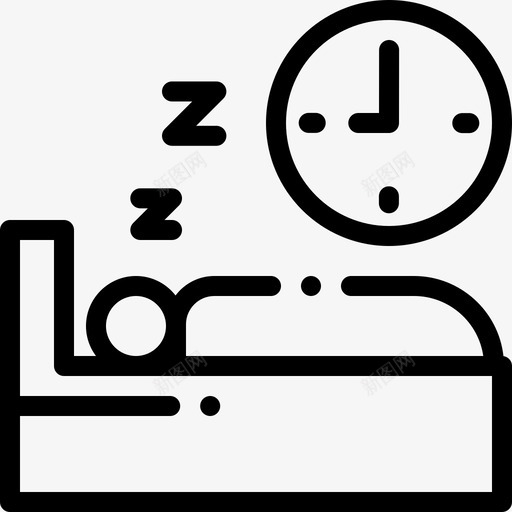 就寝时间59岁直系图标svg_新图网 https://ixintu.com 59岁 就寝时间 直系
