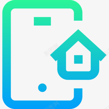 智能住宅家庭和生活28梯度图标图标