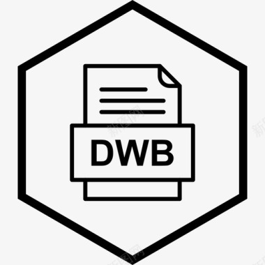 dwb文件文件文件类型格式图标图标