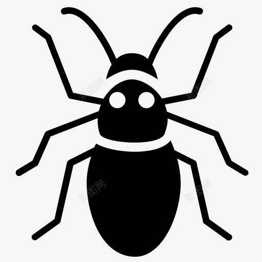 蜱螨动物甲虫图标svg_新图网 https://ixintu.com 动物 昆虫 甲虫 自然 蜱螨