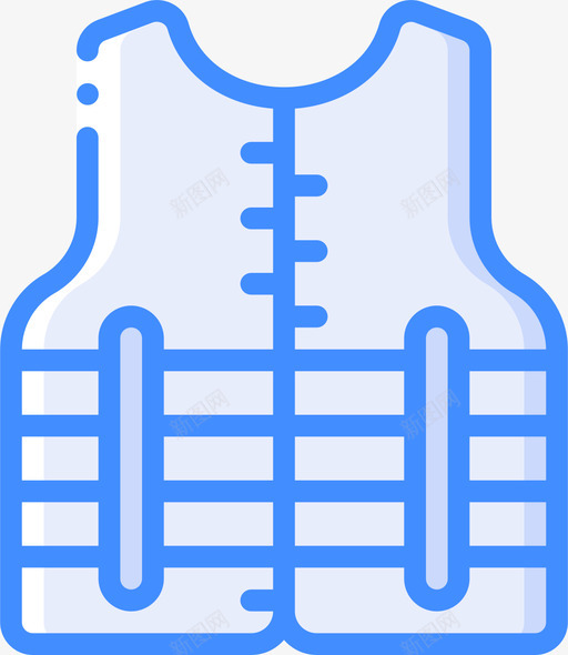救生衣钓鱼37蓝色图标svg_新图网 https://ixintu.com 救生衣 蓝色 钓鱼