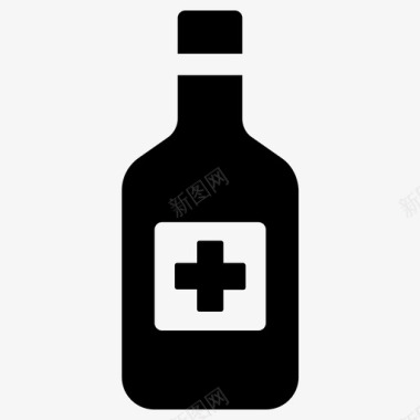 酒精防腐剂医院图标图标