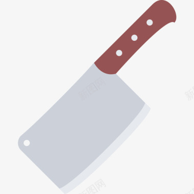 切肉刀厨房62扁平图标图标