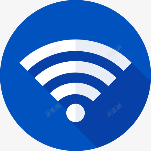 Wifi城市生活18扁平图标svg_新图网 https://ixintu.com Wifi 城市生活 扁平