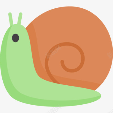蜗牛动物54扁平图标图标