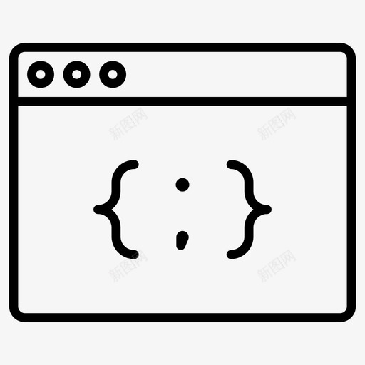 css代码开发语言图标svg_新图网 https://ixintu.com css seo web 代码 开发 语言