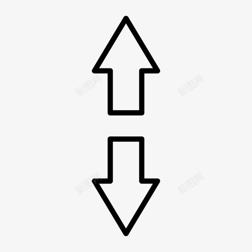 S方向垂直箭头方向图标svg_新图网 https://ixintu.com S方向 垂直箭头 方向 腹板设计