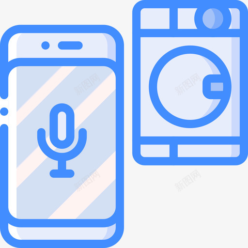 语音助理语音助理5蓝色图标svg_新图网 https://ixintu.com 助理 蓝色 语音