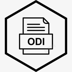 ODI格式odi文件文件文件类型格式图标高清图片