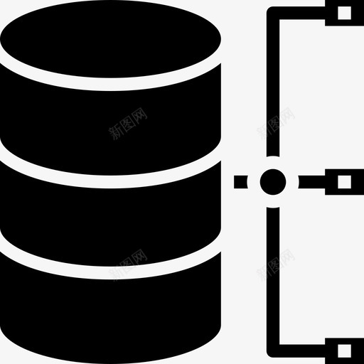 存储数据和网络管理填充图标svg_新图网 https://ixintu.com 填充 存储 数据 网络管理