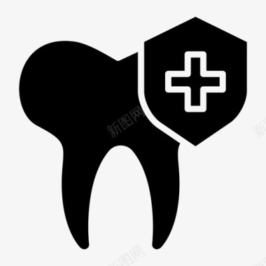 牙科保险保险53字形图标图标