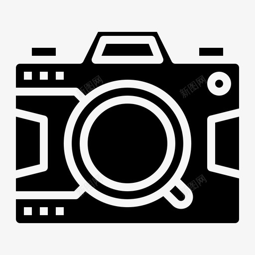 照相机旅行工具实心图标svg_新图网 https://ixintu.com 实心 工具 旅行 照相机