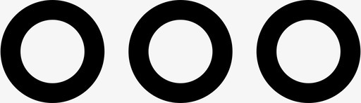 更多圆圈省略号图标svg_新图网 https://ixintu.com micons 圆圈 大纲 更多 标记 省略号 符号
